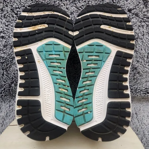 BROOKS Ariel 20 Road Running Shoes Black Blue Women's Size 7.5 Extra Wide