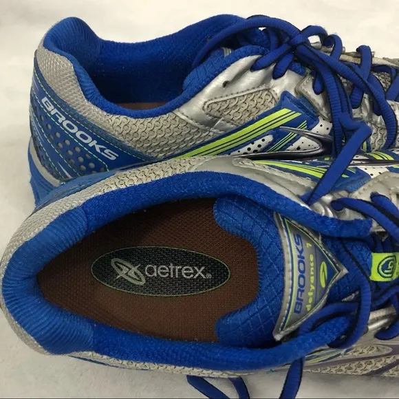 Brooks Defyance 7 Silver and Blue Running Training Shoes