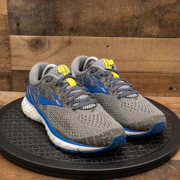 BROOKS GHOST 11 MENS ATHLETIC SHOES GRAY RUNNING WALKING GYM TRAINING SIZE 10.5D