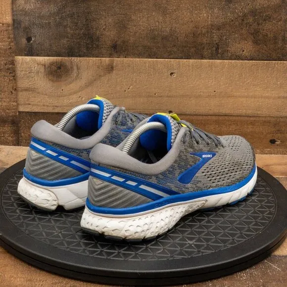BROOKS GHOST 11 MENS ATHLETIC SHOES GRAY RUNNING WALKING GYM TRAINING SIZE 10.5D