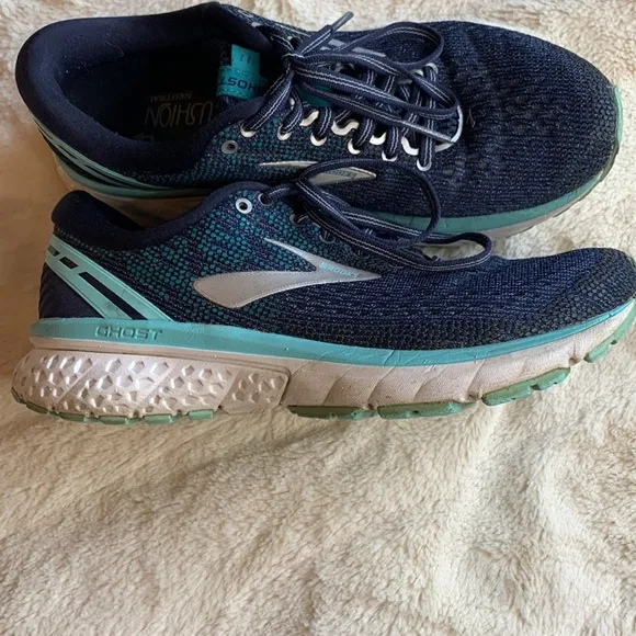 Brooks Ghost 11 Road-Running Shoes Blue Size 7.5