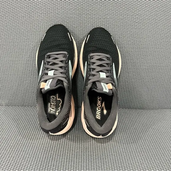 Brooks Ghost 14 Black Pearl Peach Womens Athletic Road Running Sneaker Size 6