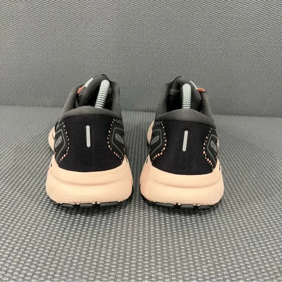 Brooks Ghost 14 Black Pearl Peach Womens Athletic Road Running Sneaker Size 6