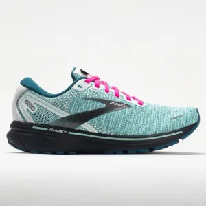 Brooks Ghost 14 Women's Running Shoes Blue Light Teal Gray and Pink Size 8