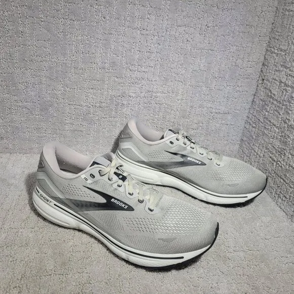 Brooks Ghost 15 Men's Size US 13 D Alloy/Oyster Synthetic Road Running Shoes