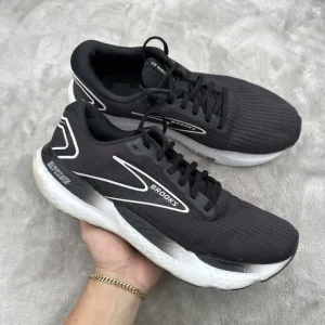 Brooks Glycerin 21 Shoes Mens 12.5 Black White Road Jogging Cushion Support