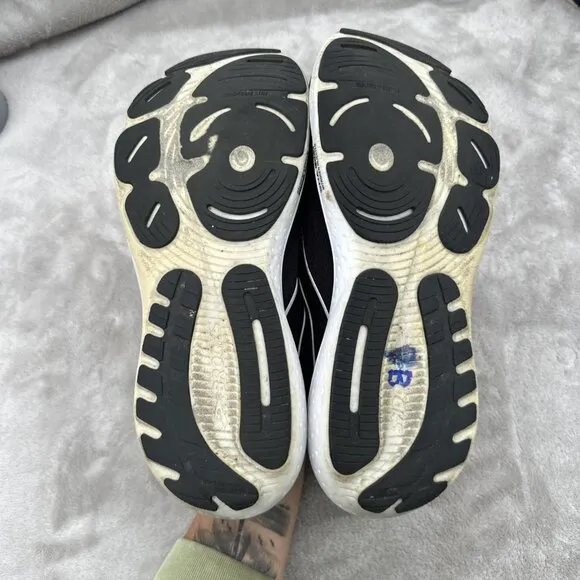 Brooks Glycerin 21 Shoes Mens 12.5 Black White Road Jogging Cushion Support