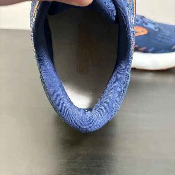 Brooks Glycerin GTS 20 Shoes Mens‎ 9 Wide Blue Depths Palace Orange Road Running