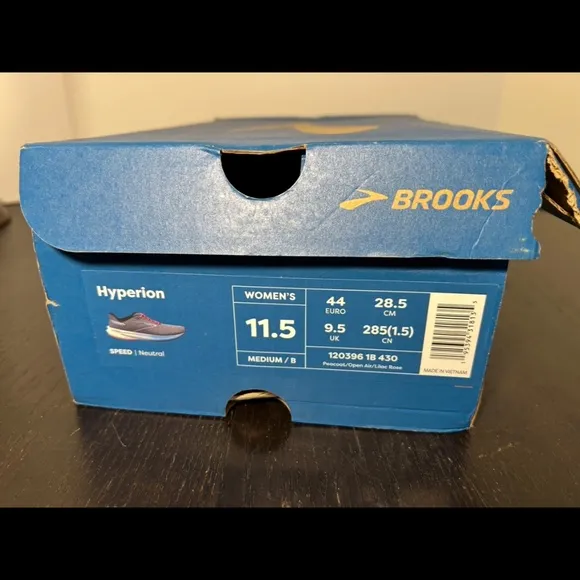 Brooks Hyperion Running Shoes Sneakers Peacoat/Open Air/Lilac Rose Womans 11.5B