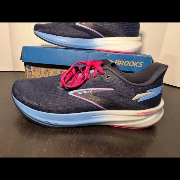 Brooks Hyperion Running Shoes Sneakers Peacoat/Open Air/Lilac Rose Womans 11.5B