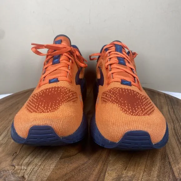 Brooks Launch GTS 9 Orange Mens Orange And Blue Size 10 D Running Shoes