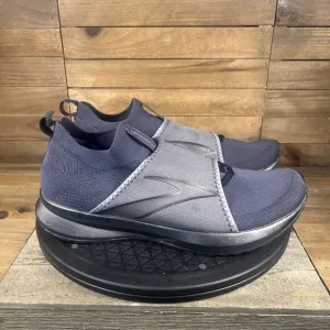Brooks Levitate 4 LE Blue Grey Mens Sz 9 Slip On Road Running Shoes Trainers