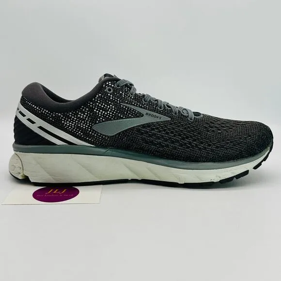 Brooks Men's Ghost 11 Road Running Shoes Ebony/Gray/Silver 1102881D003 Size 9.5