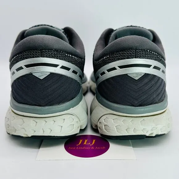 Brooks Men's Ghost 11 Road Running Shoes Ebony/Gray/Silver 1102881D003 Size 9.5