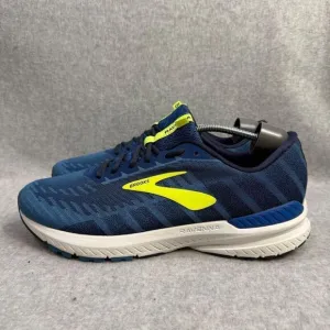 Brooks Mens Shoes Size 11.5 Ravenna 10 Blue Athletic Running Sneaker 1102981D479