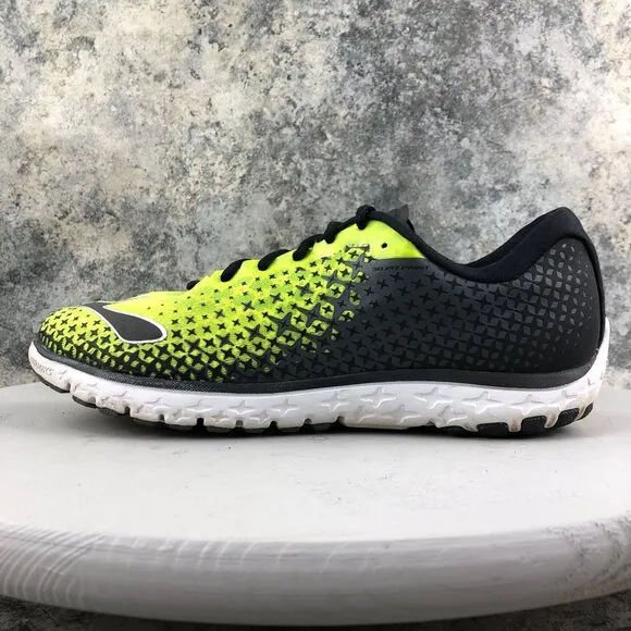 Brooks Men's Size 10.5D Pureflow 5 Yellow Black Running Sneakers 1102161D781