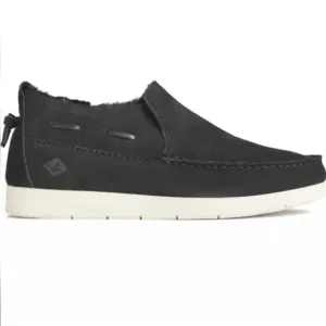 💥BUY 2 GET 1 FREE Men's Sperry Moc-Sider WR Suede Shoes, Black &amp; Navy Orig $80