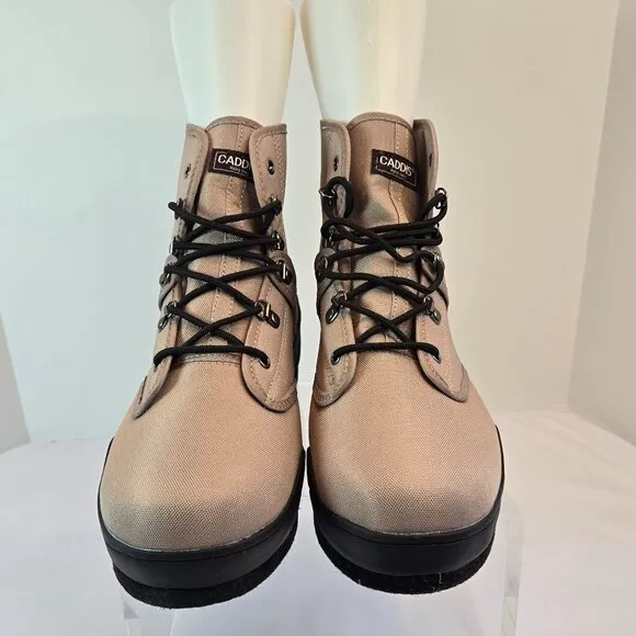 CADDIS Men's Explorer Wading Shoe with Felt Sole Sz: 10 -Taupe - Unisex