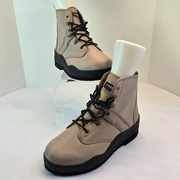 CADDIS Men's Explorer Wading Shoe with Felt Sole Sz: 10 -Taupe - Unisex