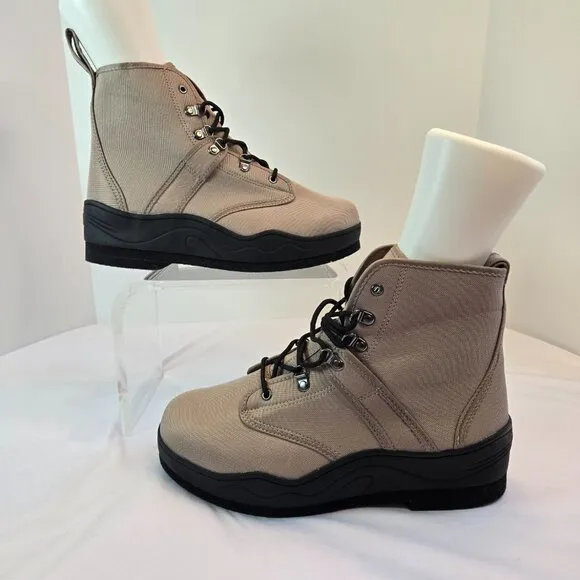 CADDIS Men's Explorer Wading Shoe with Felt Sole Sz: 10 -Taupe - Unisex