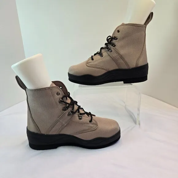 CADDIS Men's Explorer Wading Shoe with Felt Sole Sz: 10 -Taupe - Unisex