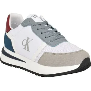 Calvin Klein Jeans Mens Picio White Gym Running &amp; Training Shoes Shoes New
