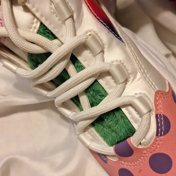 Candy land Reebok tennis shoes sneakers Girls Sz 3 Women's Sz 5 EUC