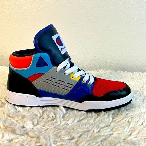 Champion 3 on 3 Hi Top Black Multi-color Men's Shoes