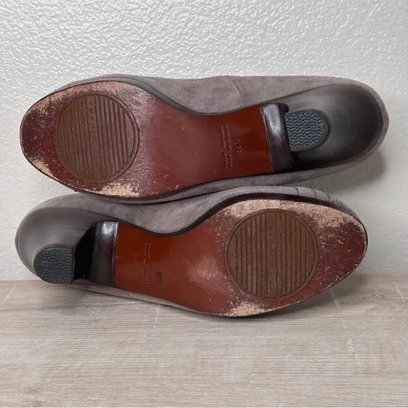 Chie Mihara Konan Gray‎ Suede Pumps Size 38.5, US 8.5