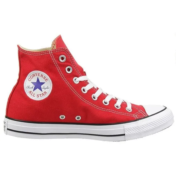 CHUCK TAYLOR ALL STAR CANVAS HIGH TOP, RED, 3
