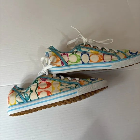 COACH Dawnell Multi Colored Tennis Shoes