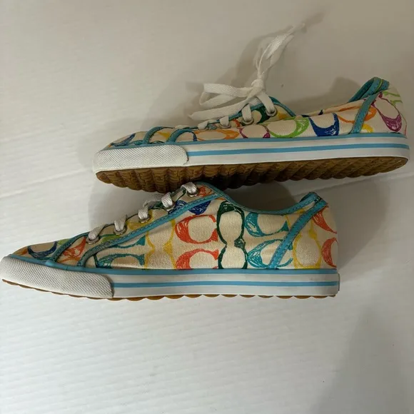 COACH Dawnell Multi Colored Tennis Shoes