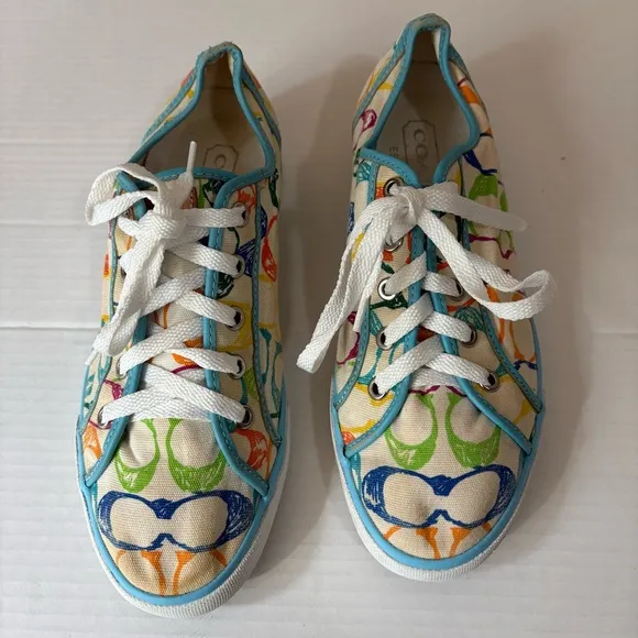 COACH Dawnell Multi Colored Tennis Shoes