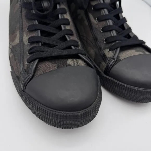 Coach High Top Sneakers Mens 13 Camo Print C207 Shoes Streetwear