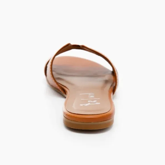 Cognac Leather Alibi SandalsFRENCH SOLE