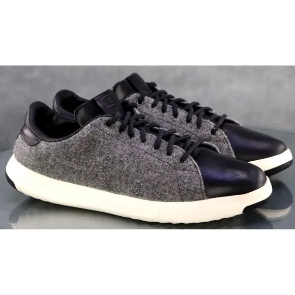 Cole Haan Grand Pro Men's Tennis Sneaker Shoes Sz 9 Faribault Woolen Mills 7WOOL