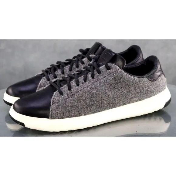 Cole Haan Grand Pro Men's Tennis Sneaker Shoes Sz 9 Faribault Woolen Mills 7WOOL