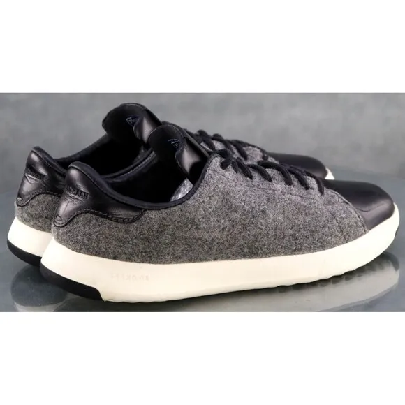 Cole Haan Grand Pro Men's Tennis Sneaker Shoes Sz 9 Faribault Woolen Mills 7WOOL