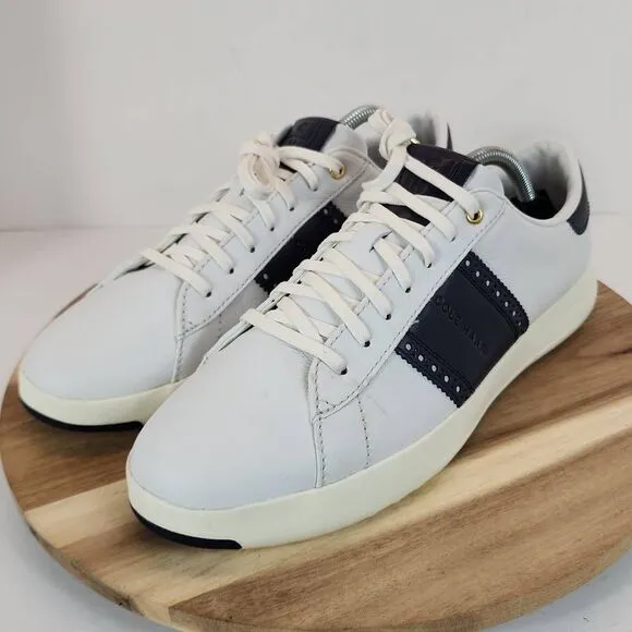 Cole Haan GrandPrø Tennis Sneaker Men's Size 10 M White &amp; Blue