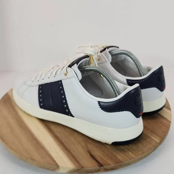 Cole Haan GrandPrø Tennis Sneaker Men's Size 10 M White &amp; Blue