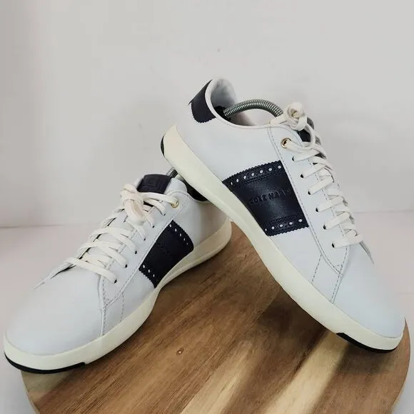 Cole Haan GrandPrø Tennis Sneaker Men's Size 10 M White &amp; Blue