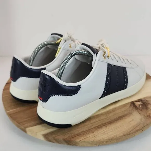 Cole Haan GrandPrø Tennis Sneaker Men's Size 10 M White &amp; Blue