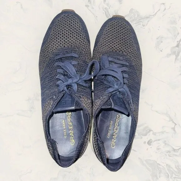 Cole Haan Grandpro Stitchlite Blue Running Comfort Shoes Mens Size 9M C27763