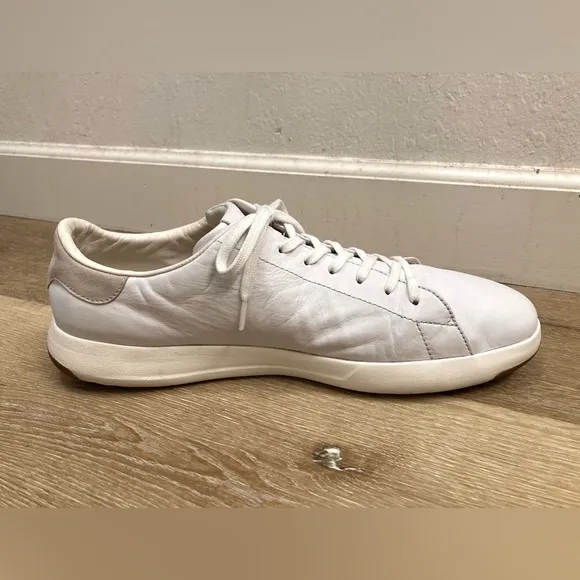 Cole Haan GrandPro Tennis White Sneaker Mens Shoes Size US 15 Good Condition