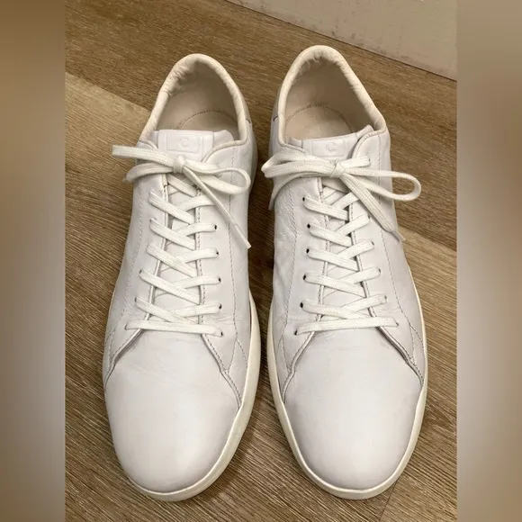 Cole Haan GrandPro Tennis White Sneaker Mens Shoes Size US 15 Good Condition