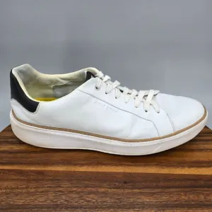 Cole Haan Grandpro Topspin Shoes Men's 11.5 M White Leather Tennis Sneakers