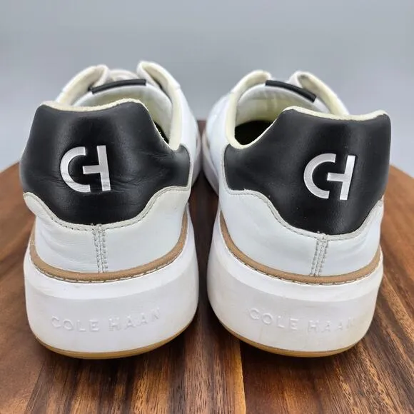 Cole Haan Grandpro Topspin Shoes Men's 11.5 M White Leather Tennis Sneakers