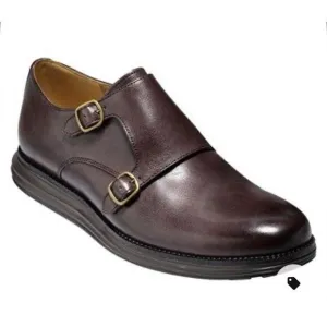 Cole Haan LunarGrand Double Monk shoes brown size 11