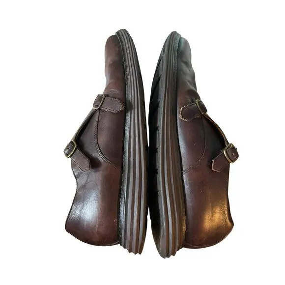 Cole Haan LunarGrand Double Monk shoes brown size 11