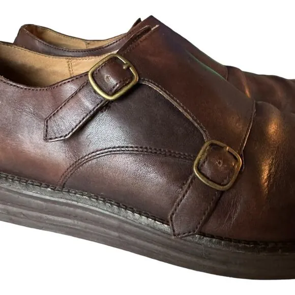 Cole Haan LunarGrand Double Monk shoes brown size 11